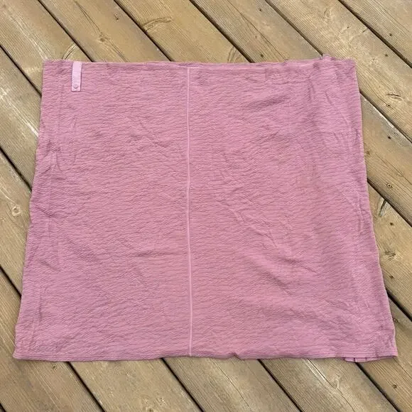 NWOT Lululemon Vinyasa Snap Scarf Mauve Pink Textured Crinkle Spanish Rose - Picture 3 of 7